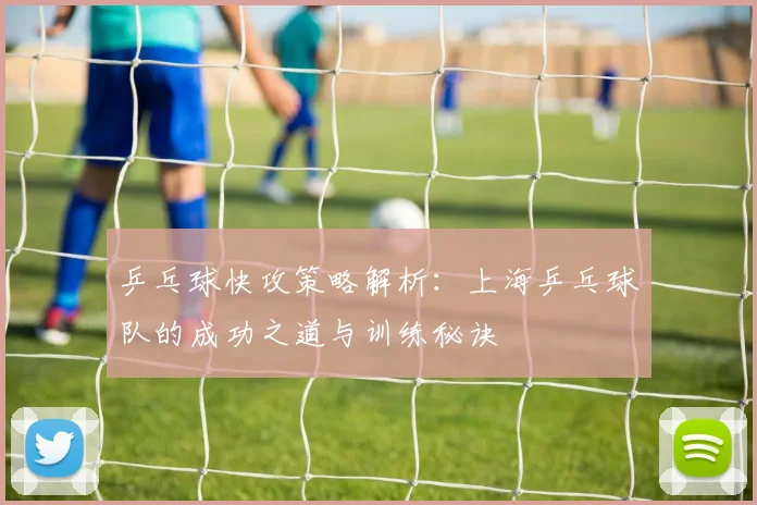 乒乓球快攻策略解析：上海乒乓球队的成功之道与训练秘诀